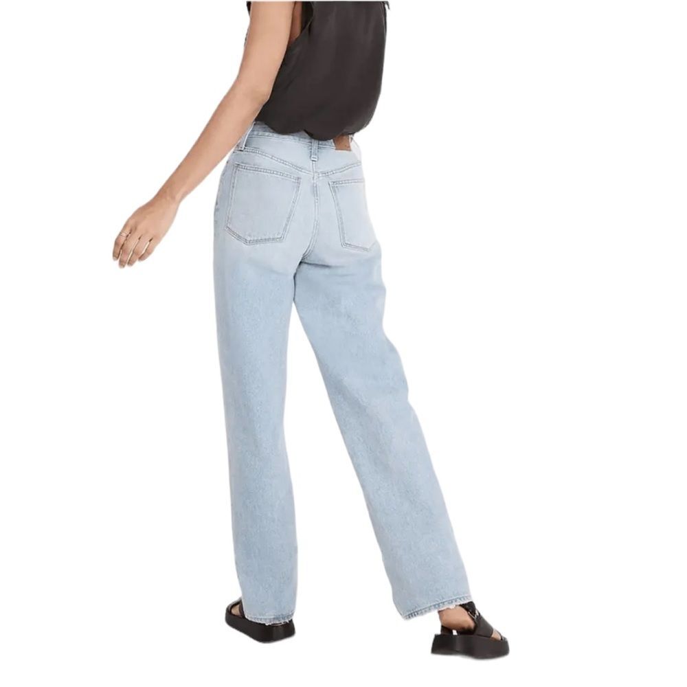 Madewell Tall Baggy Straight Jeans Size 26 - Picture 2 of 9